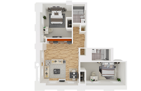 1201 Chestnut Street Studio-2 Beds Apartment for Rent - Photo Gallery 23